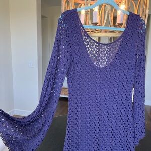 FREE PEOPLE Mini Dress Large Darling BOHO